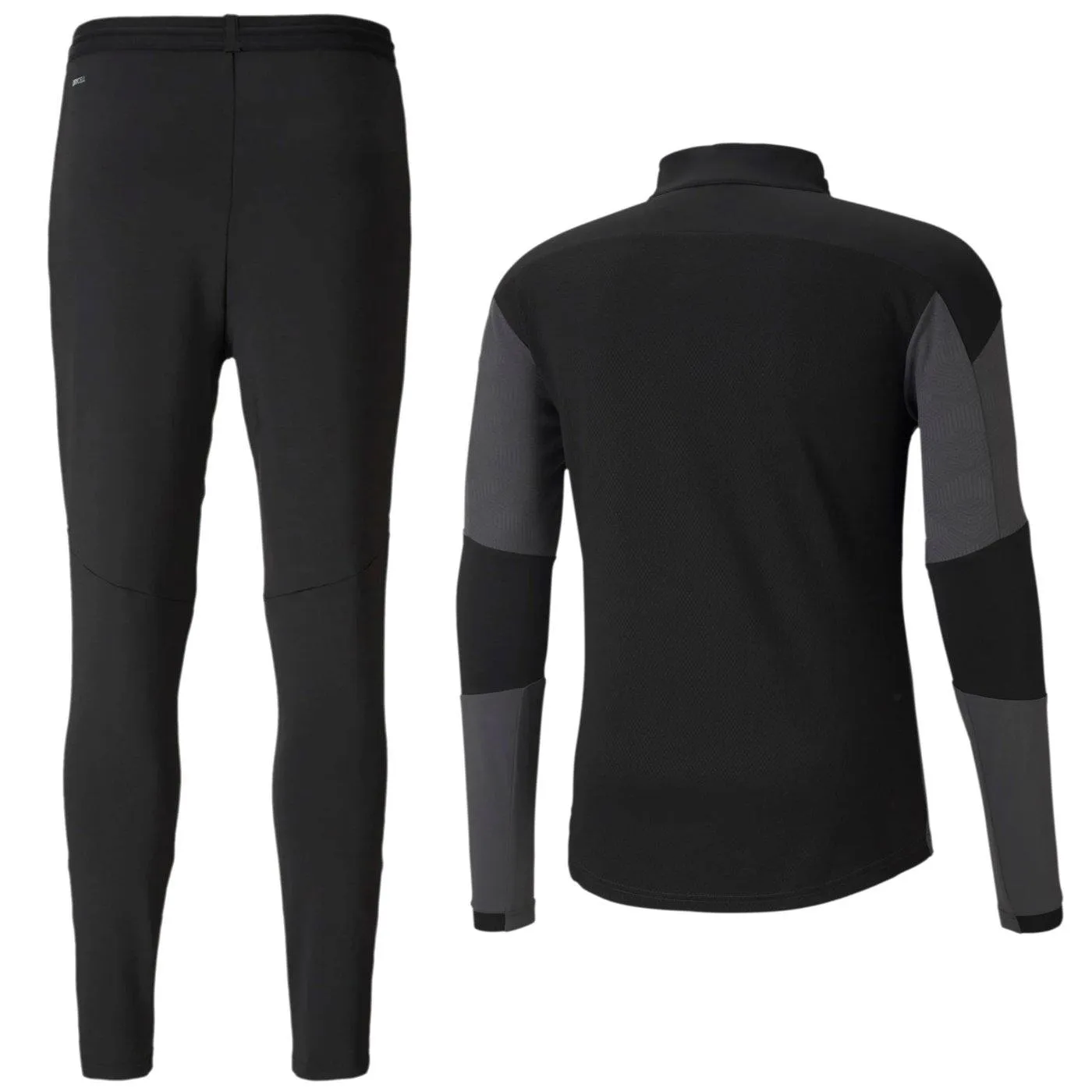 Manchester City black/grey training technical tracksuit 2020/21 - Puma