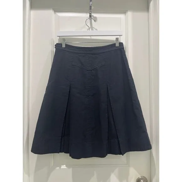 Marc Jacob’s Black Pleated Midi Skirt Sz 6