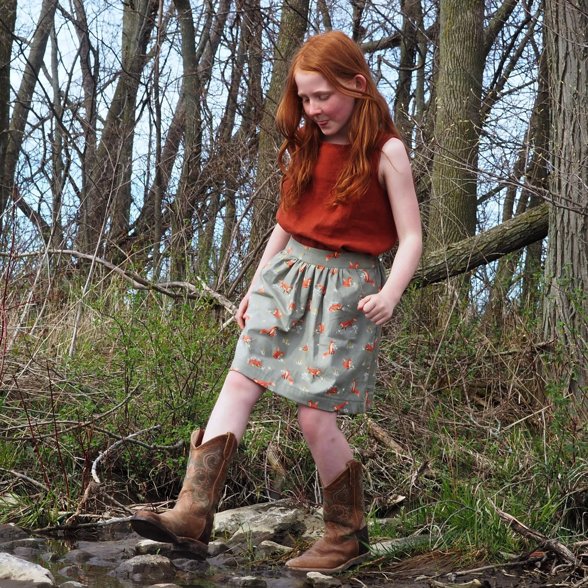 Meadow Skirt Sewing Pattern - Child