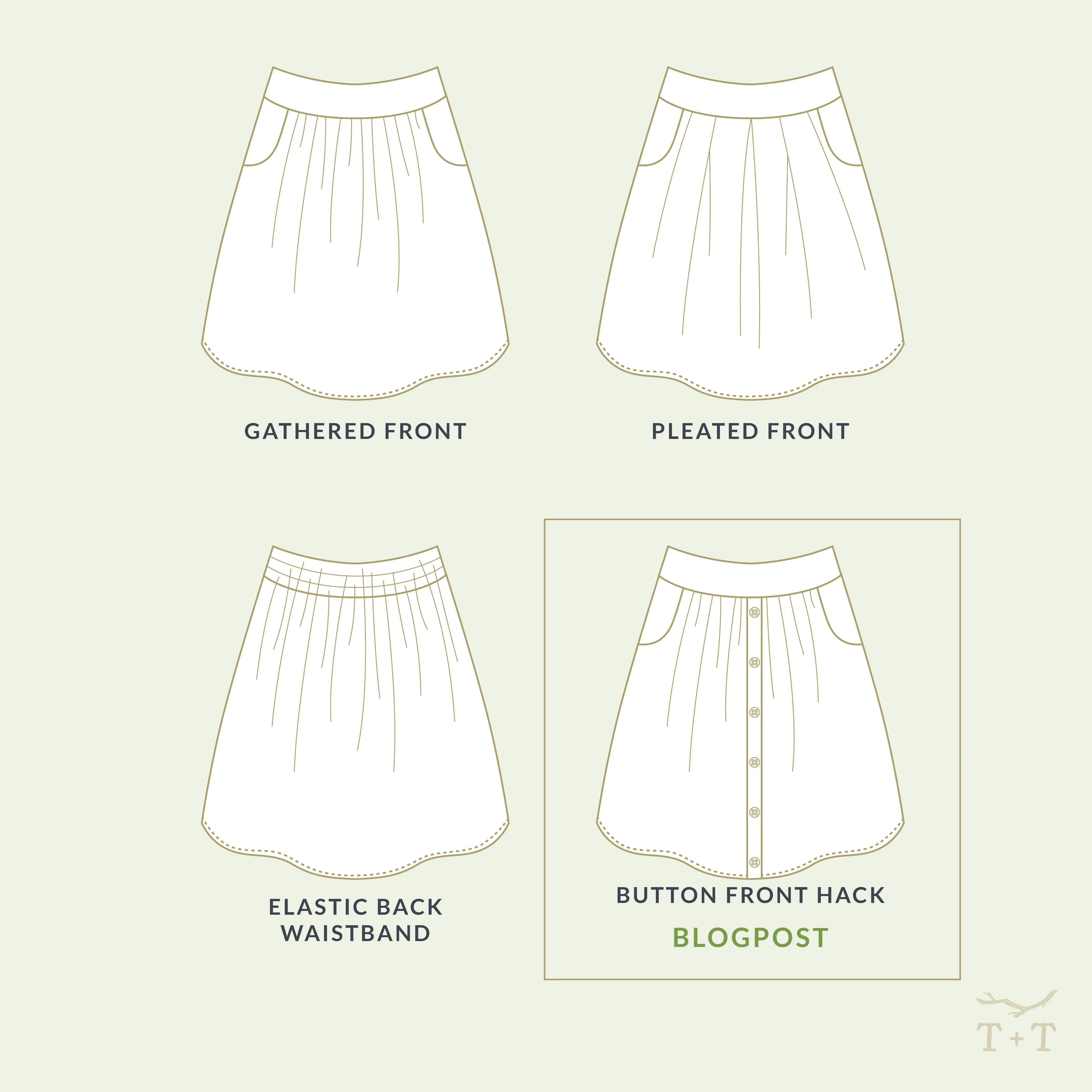 Meadow Skirt Sewing Pattern - Child