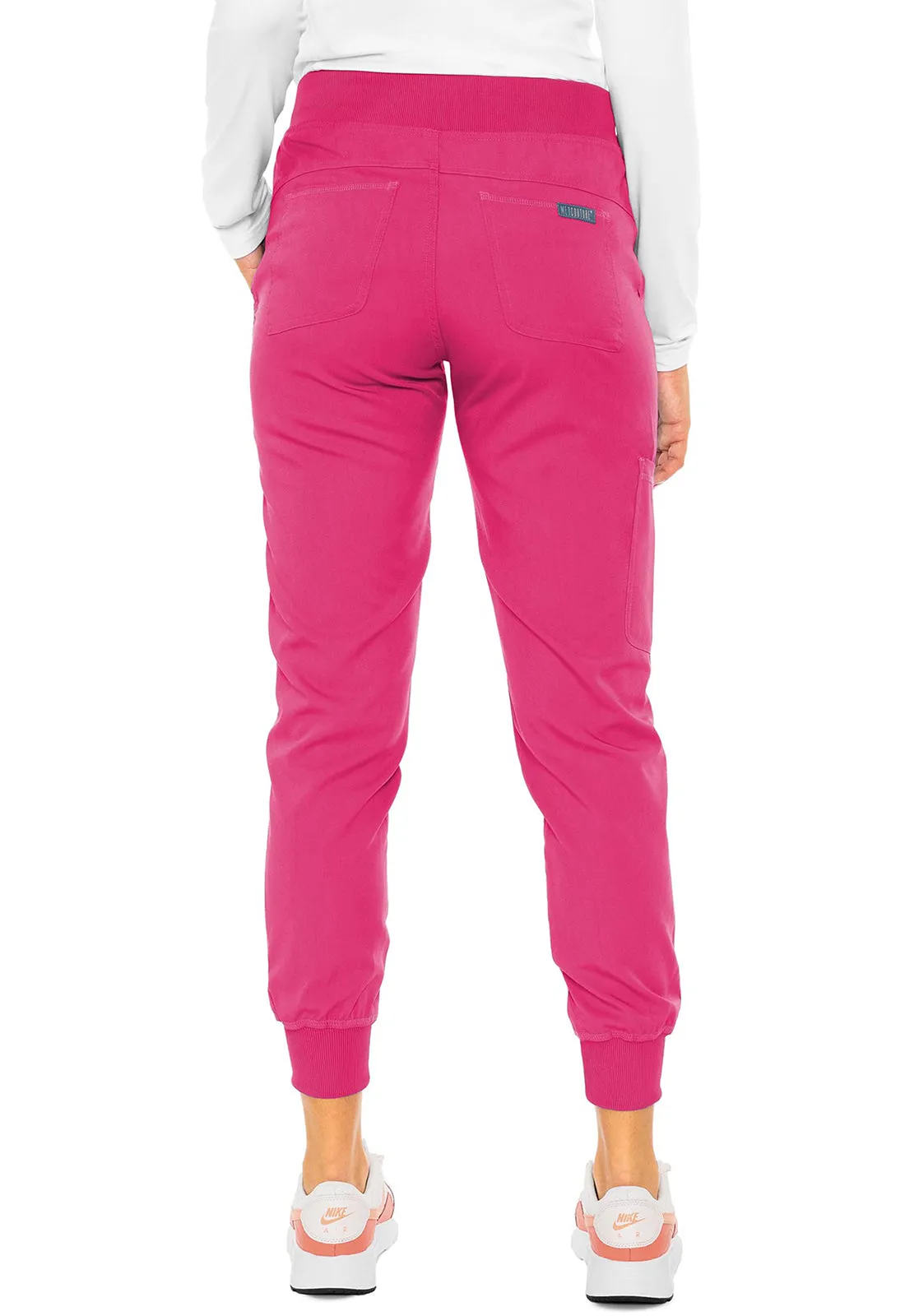 Med Couture MC Touch Jogger Yoga Pant in Pink Punch