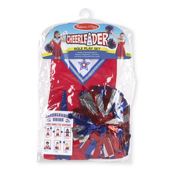 Melissa and Doug Cheerleader Role Play Costumer Set