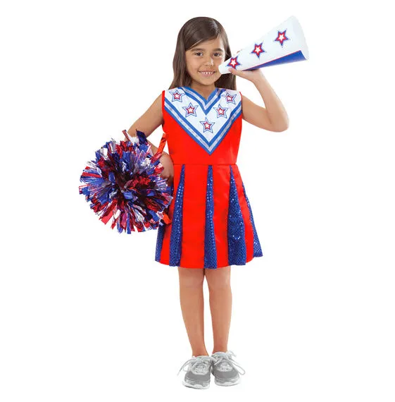 Melissa and Doug Cheerleader Role Play Costumer Set