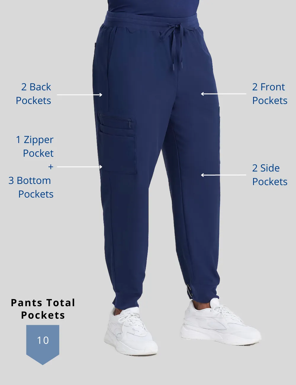 Mens Jogger Scrub Pants