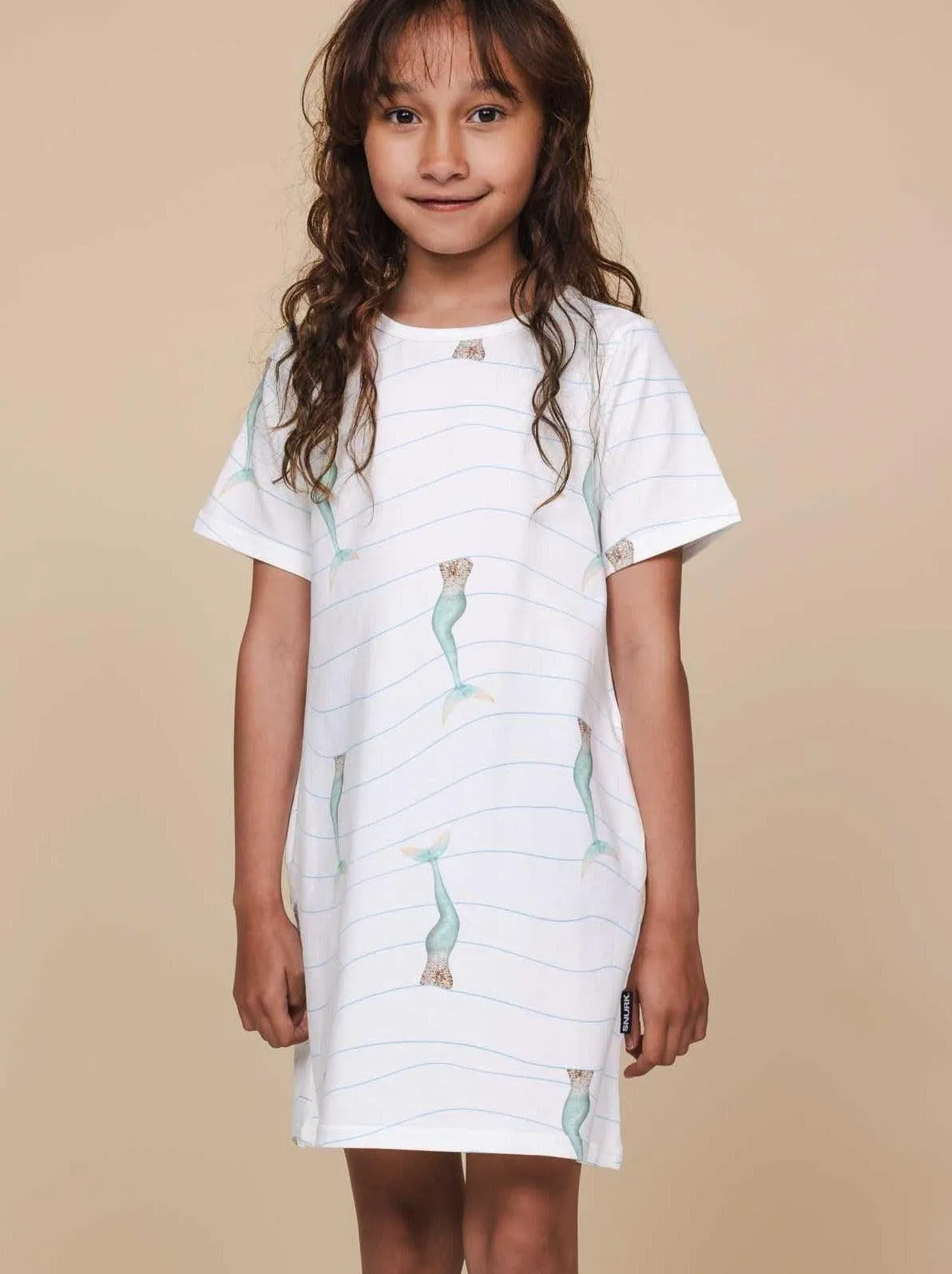 Mermaid T-shirt Dress Kids