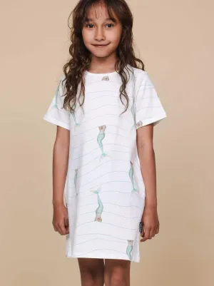 Mermaid T-shirt Dress Kids