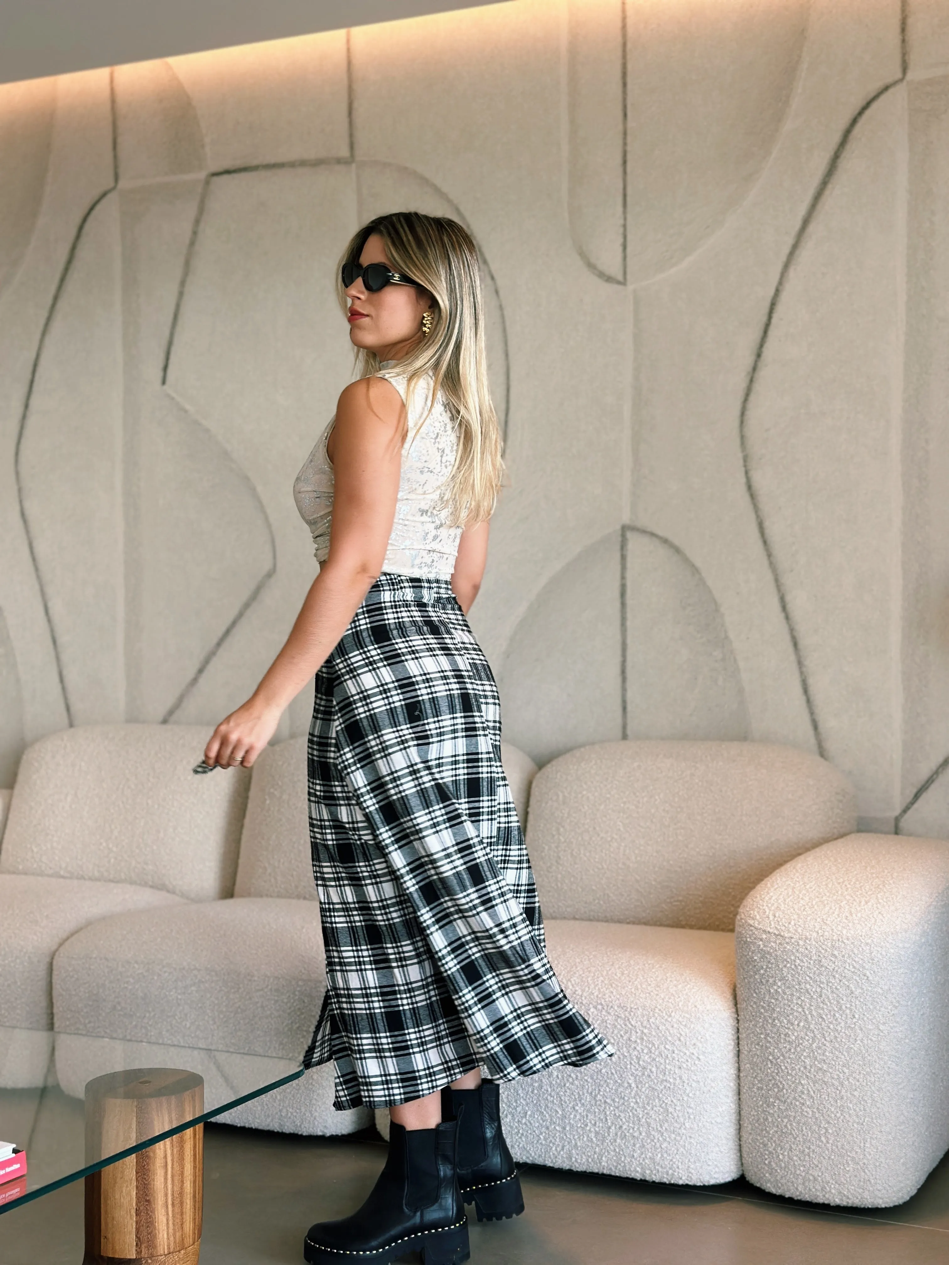 Mesh Sleeveless Top
