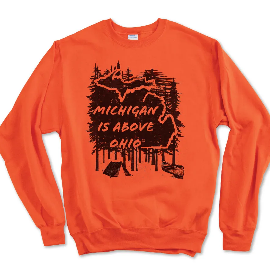 Michigan Above Sweatshirt