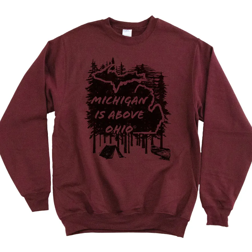 Michigan Above Sweatshirt