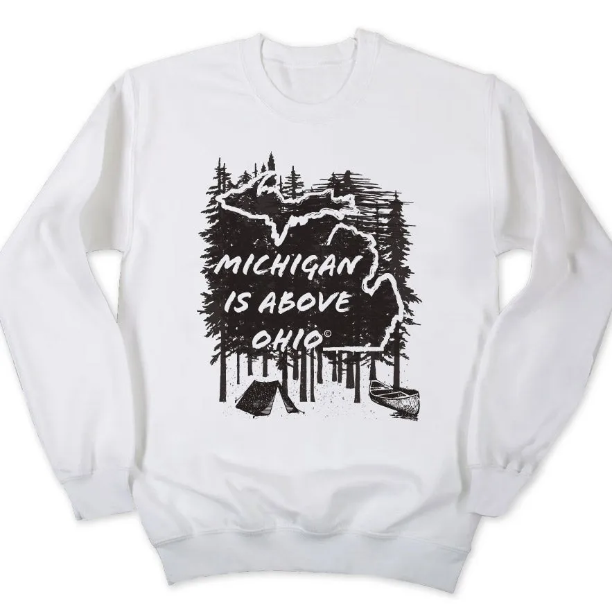 Michigan Above Sweatshirt