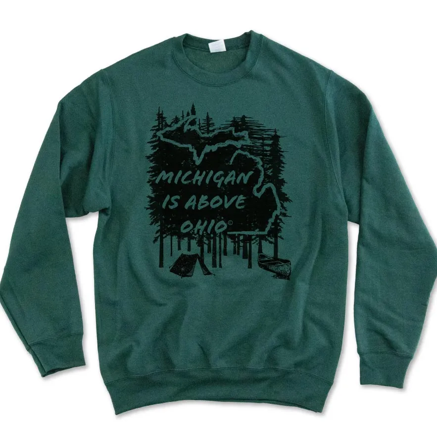Michigan Above Sweatshirt