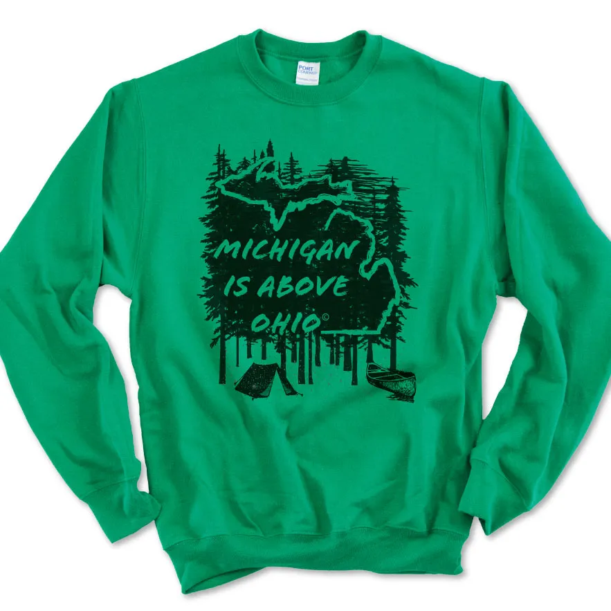 Michigan Above Sweatshirt