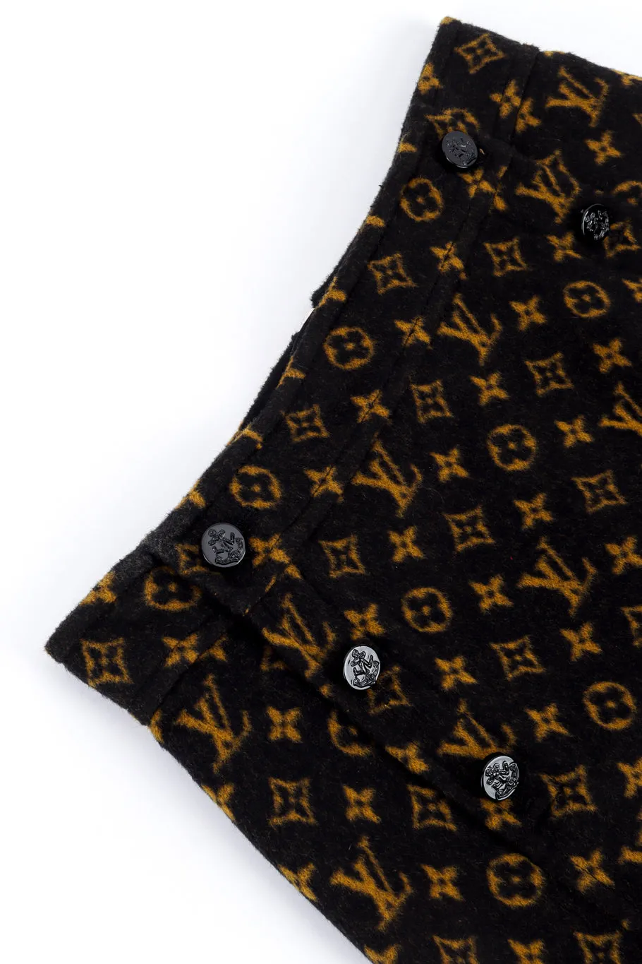 Monogram Slits Skirt