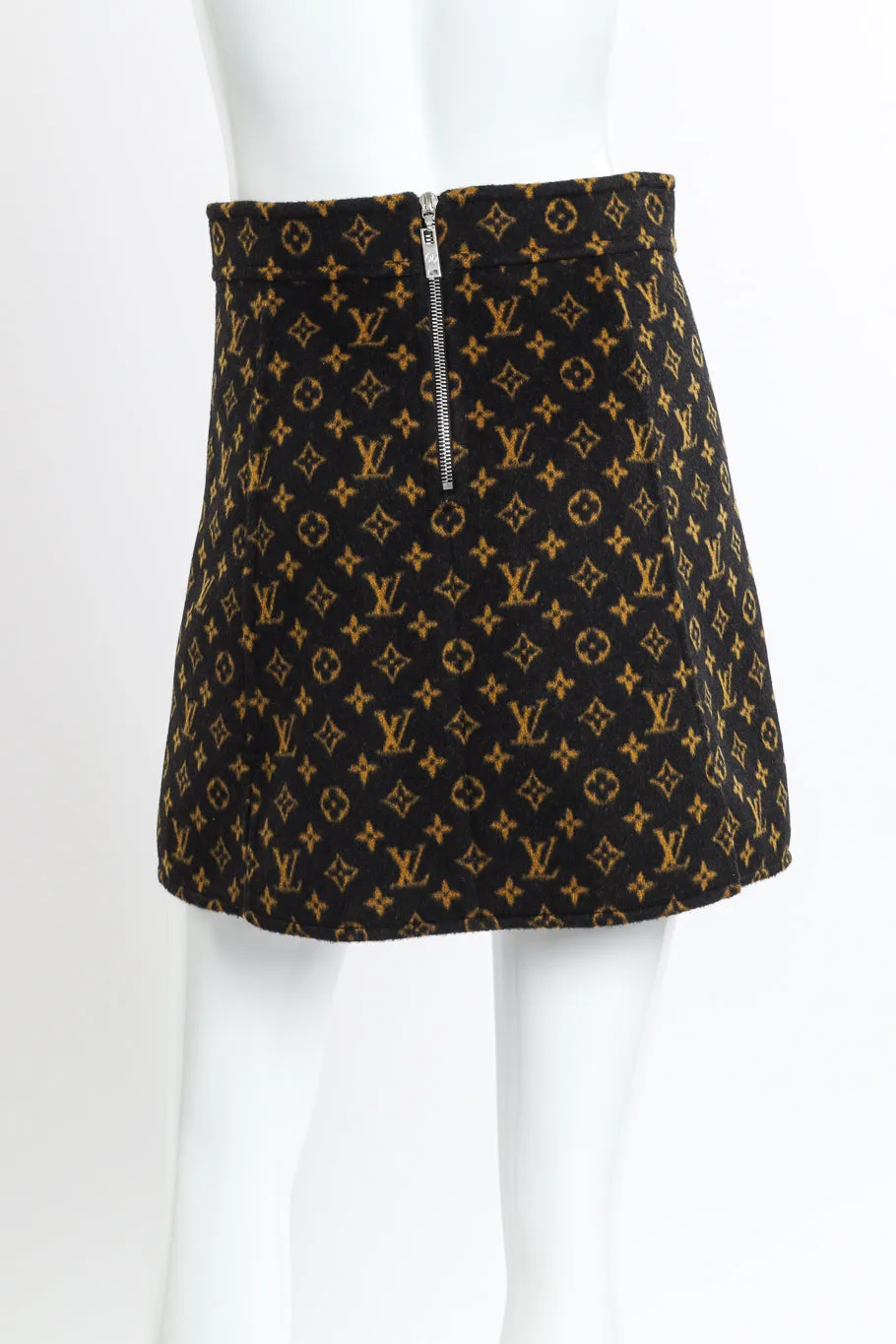 Monogram Slits Skirt