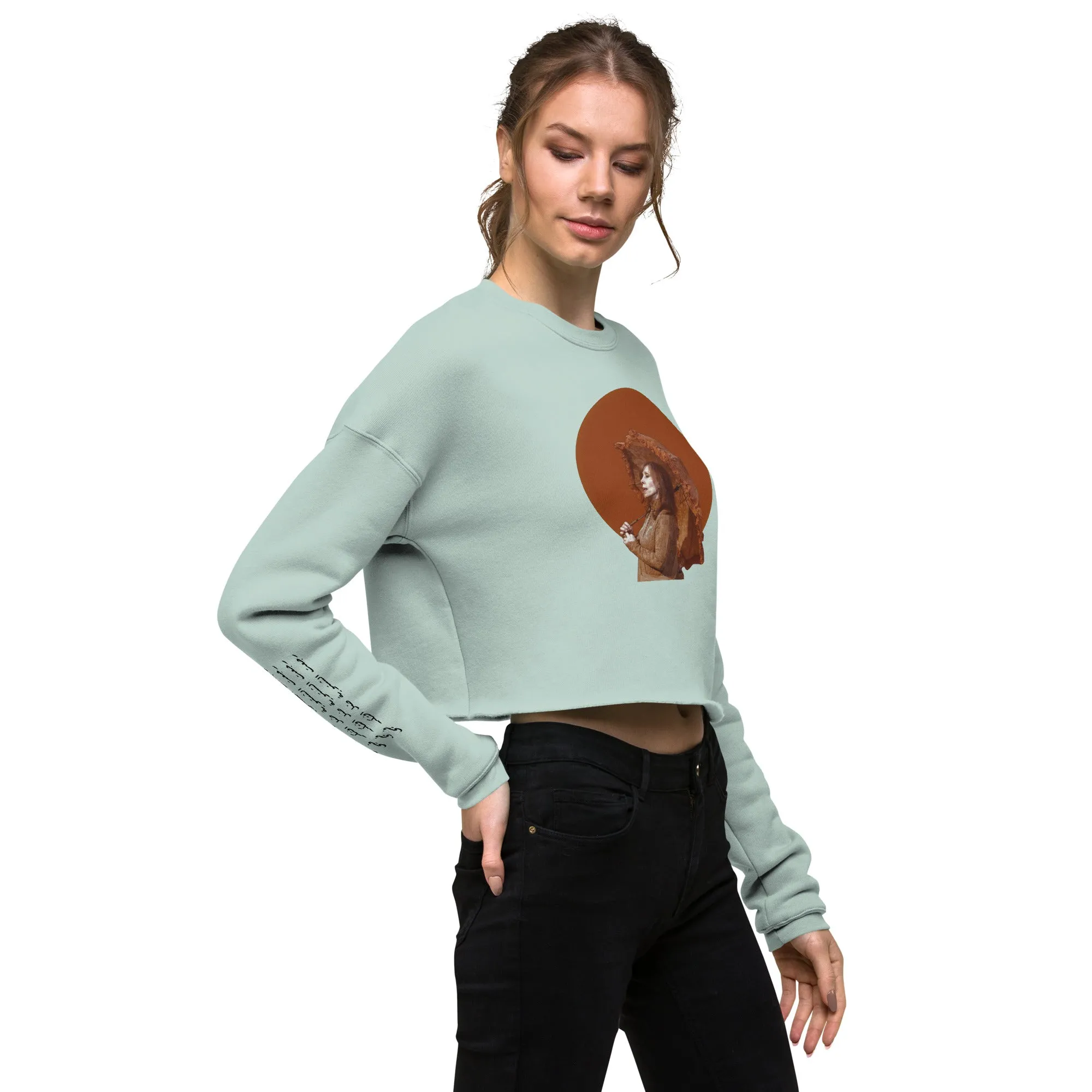 MOON NEIGHBOR Women's Crop Sweatshirt