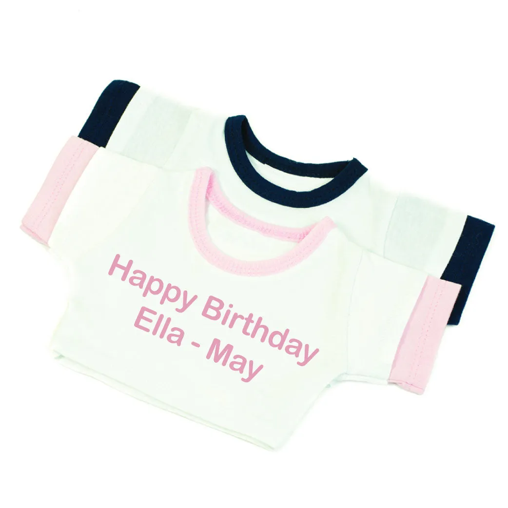 Mumbles Personalised Layered Teddy T-Shirt