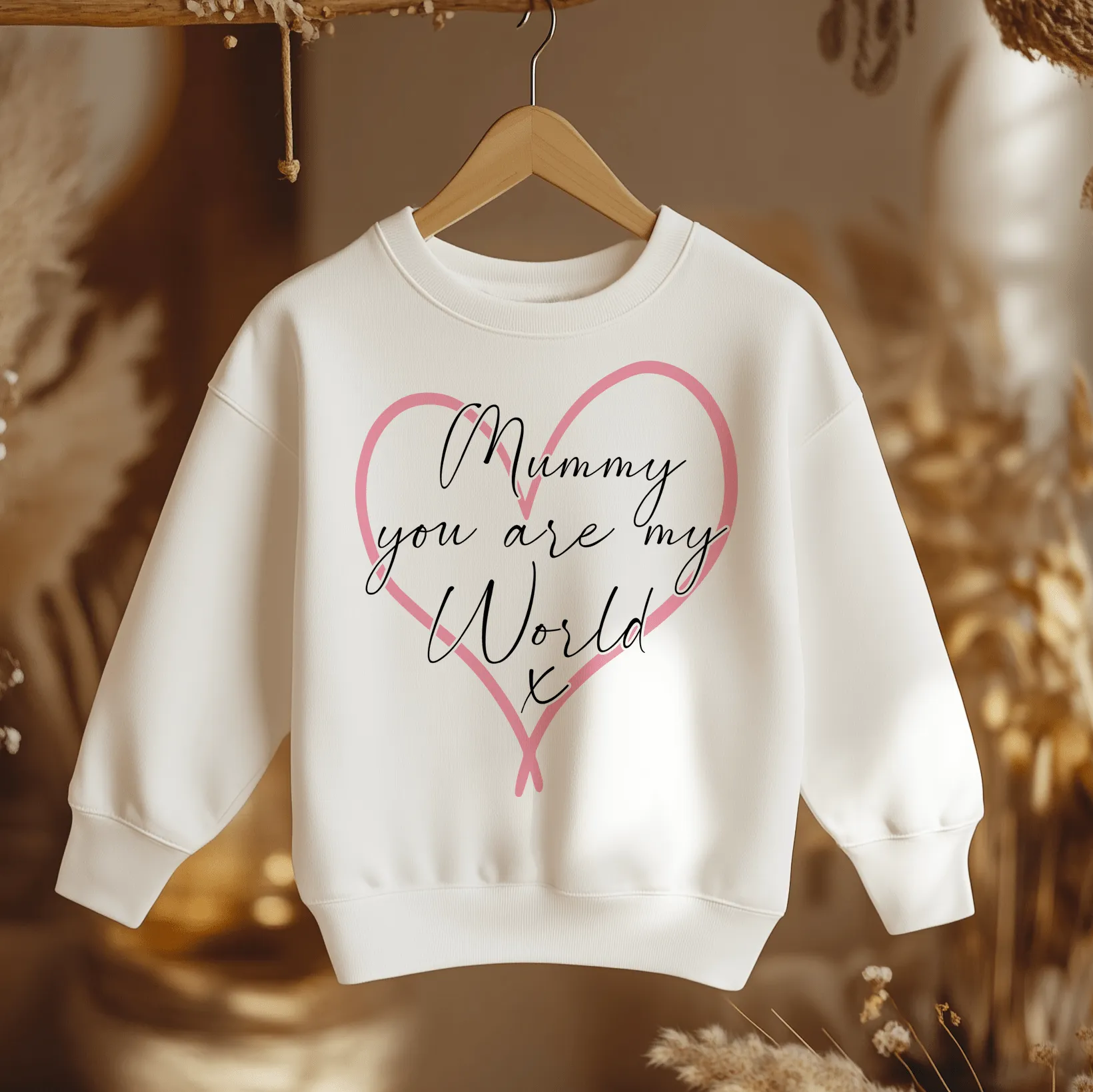 Mummy You Are My World Toddler & Kids Sweatshirt