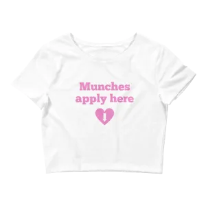 Munches Apply Here Crop Top
