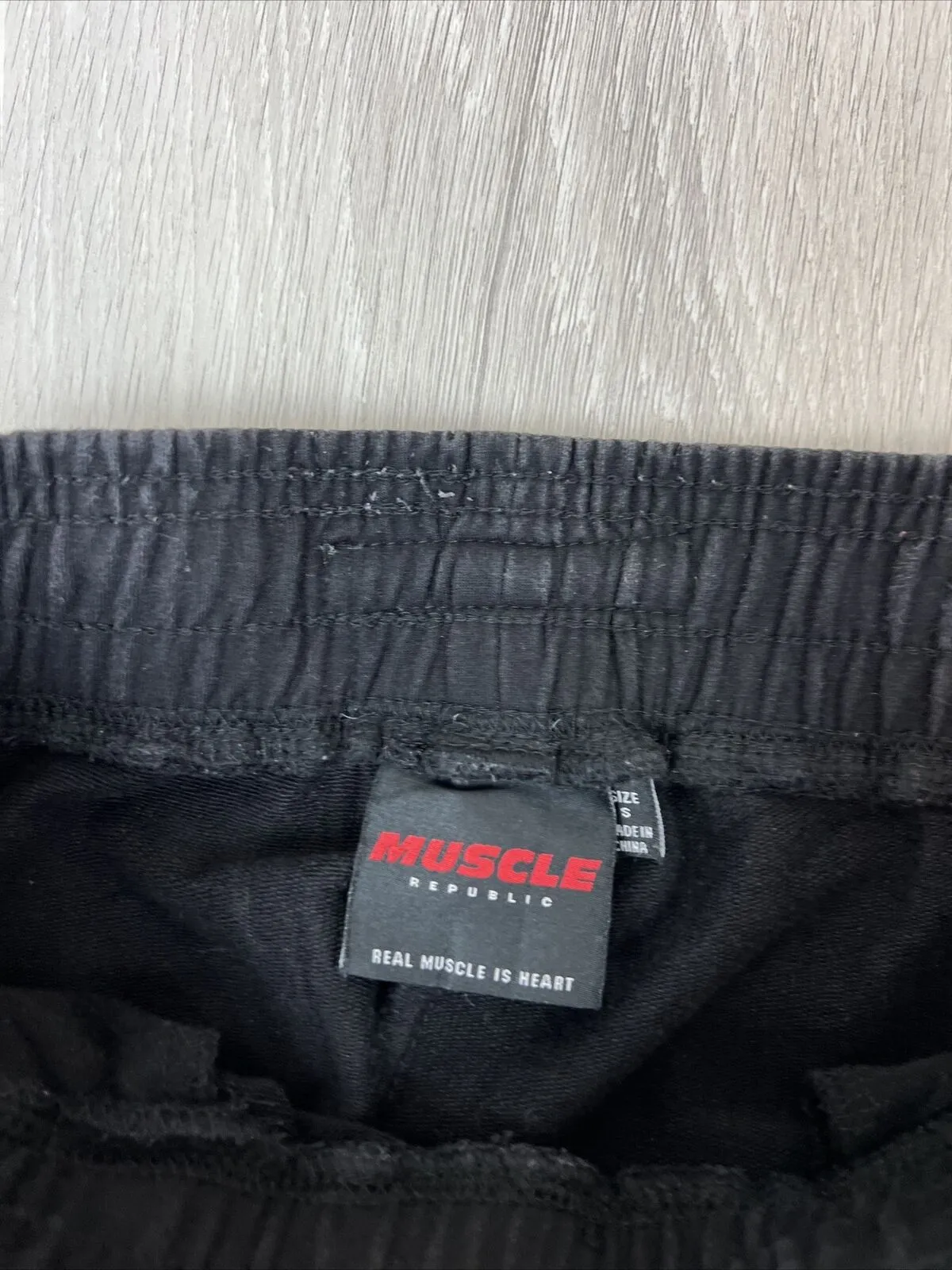 Muscle Republic Womens Black Jogger Trackies Size Small