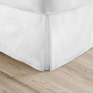 New in package! Linen Market Pleated Bed Skirt, Queen, White! 14 inch drop!