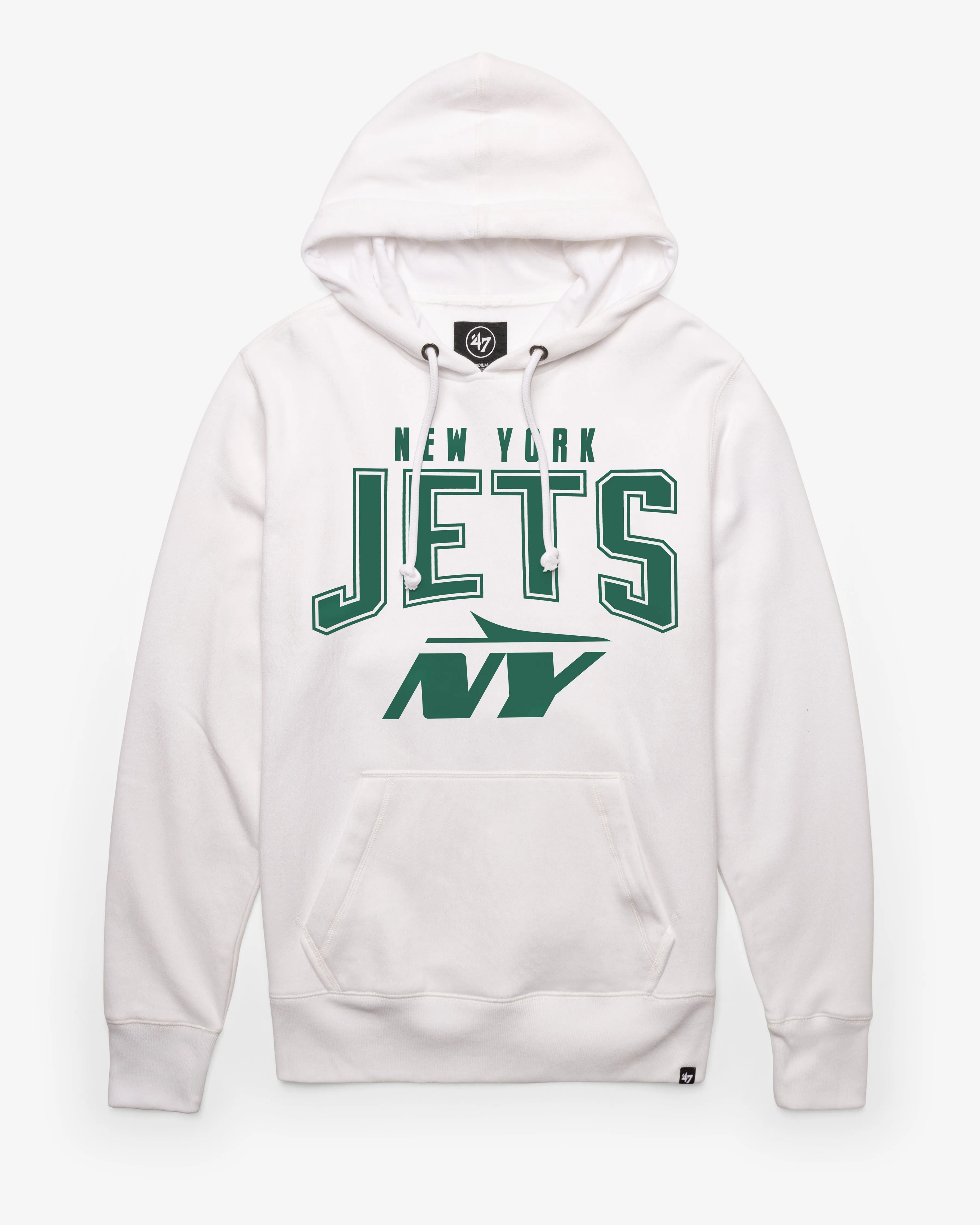 NEW YORK JETS TEAM ELEMENTS ARCH '47 HEADLINE HOOD
