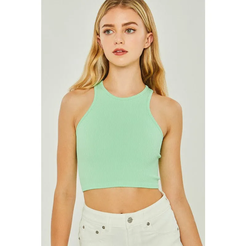 New You Seamless Cropped Top - Multi Color
