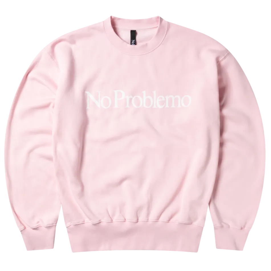 No Problemo Sweat Shirt Pale Pink