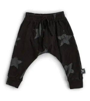 nununu- Baby Star Baggy Pants (black/grey)