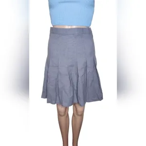 NWT ATM Anthony Thomas Melilo women's heather charcoal cotton mini skirt Size 2
