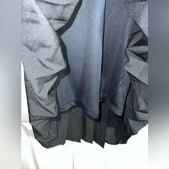NWT BEALEAF Laureate UPF 50  Sleeveless Pleated Skirt Black Sports Dress