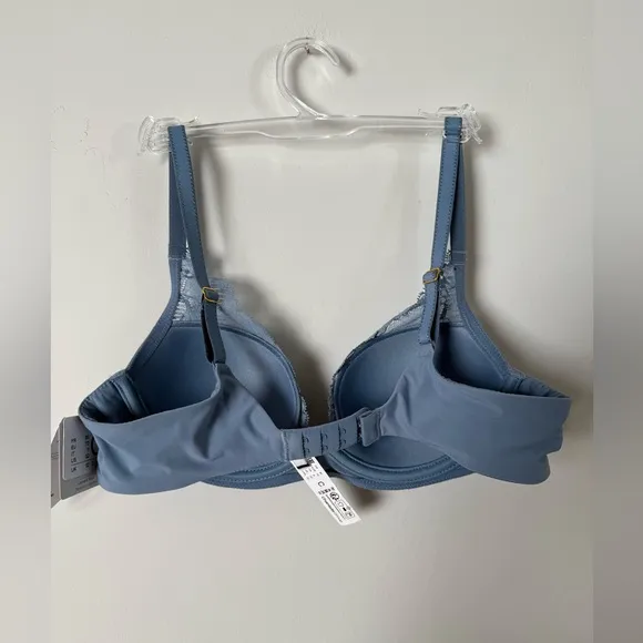 NWT Chantelle Orangerie Dream Lace Contour Plunge T Shirt Bra Size 32 C