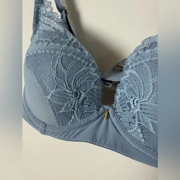 NWT Chantelle Orangerie Dream Lace Contour Plunge T Shirt Bra Size 32 C