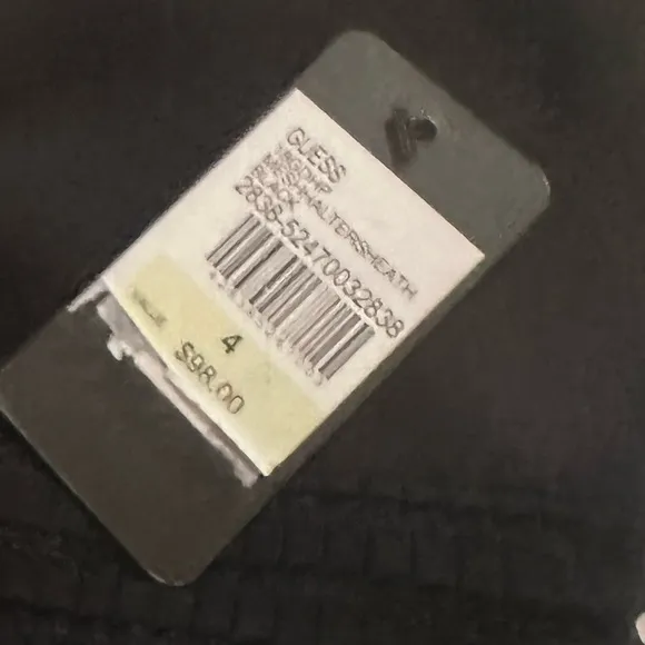 NWT Guess Sleeveless black midi dress
