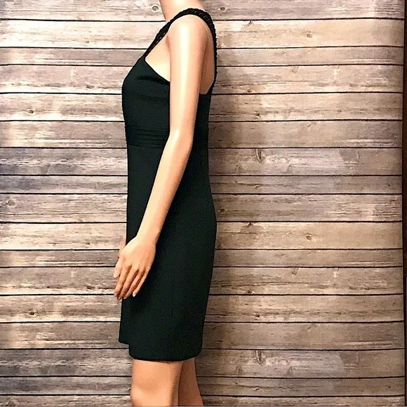NWT Guess Sleeveless black midi dress