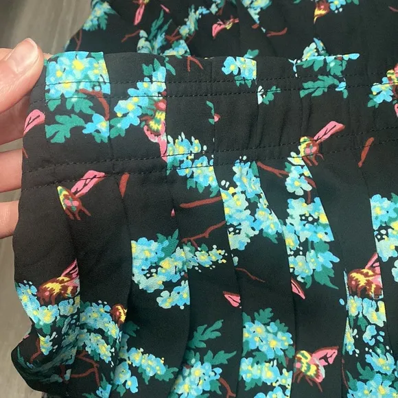 NWT J. Crew Botanical Bees Pleated Skirt
