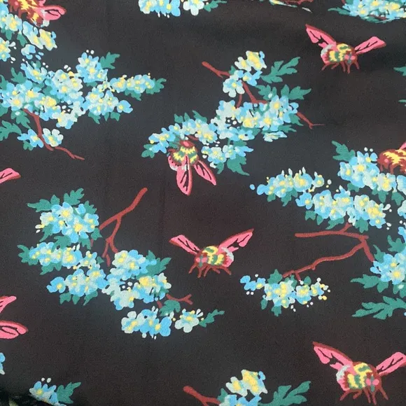 NWT J. Crew Botanical Bees Pleated Skirt