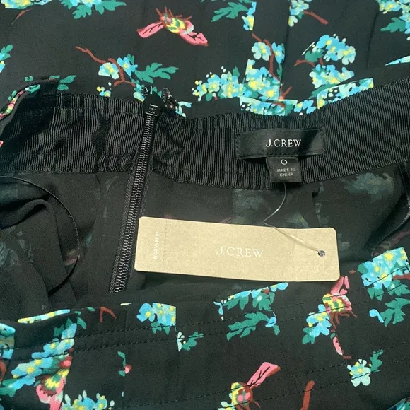 NWT J. Crew Botanical Bees Pleated Skirt