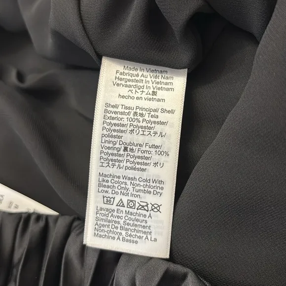 NWT J. Crew Gwyneth pleated slip skirt in Black Lagenlook