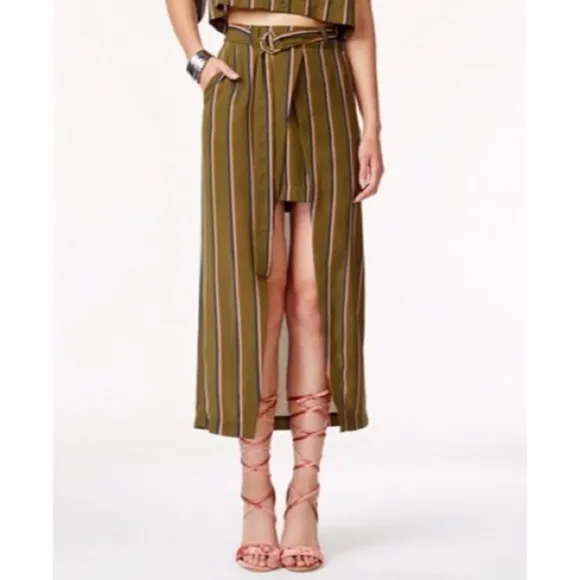 nwt // j.o.a  striped skirt