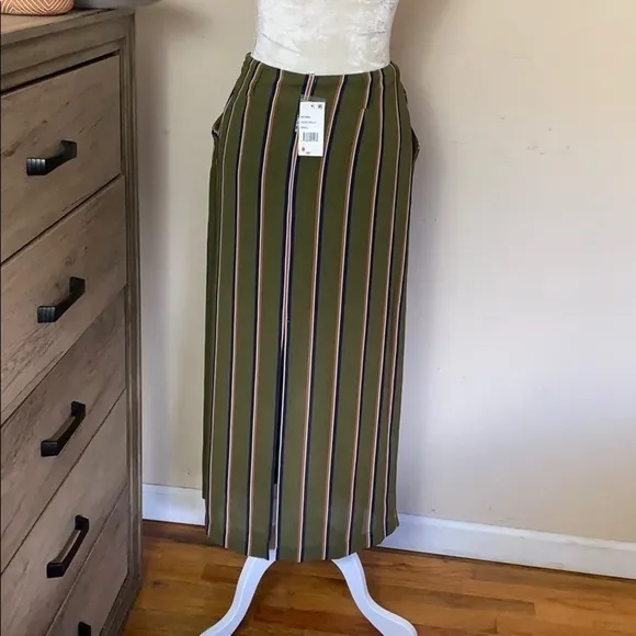 nwt // j.o.a  striped skirt