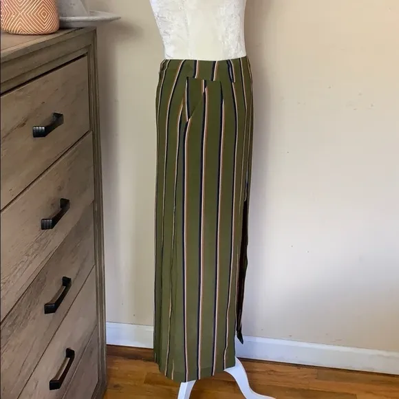 nwt // j.o.a  striped skirt