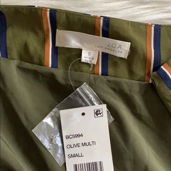 nwt // j.o.a  striped skirt