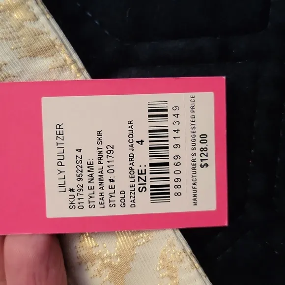NWT Lilly Pulitzer Leah Animal Print Mini Skirt