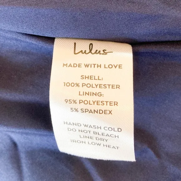 NWT Lulu’s An Enchanting Dream Navy Multi Print High-Low Maxi Dress Size L