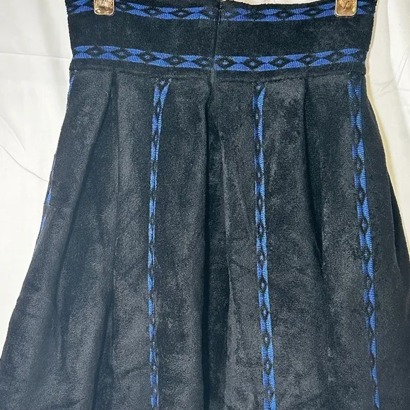 NWT Maje Jerome Skirt Heavy Knit High Waist Jacquard Pleated Mini Sz 3 M