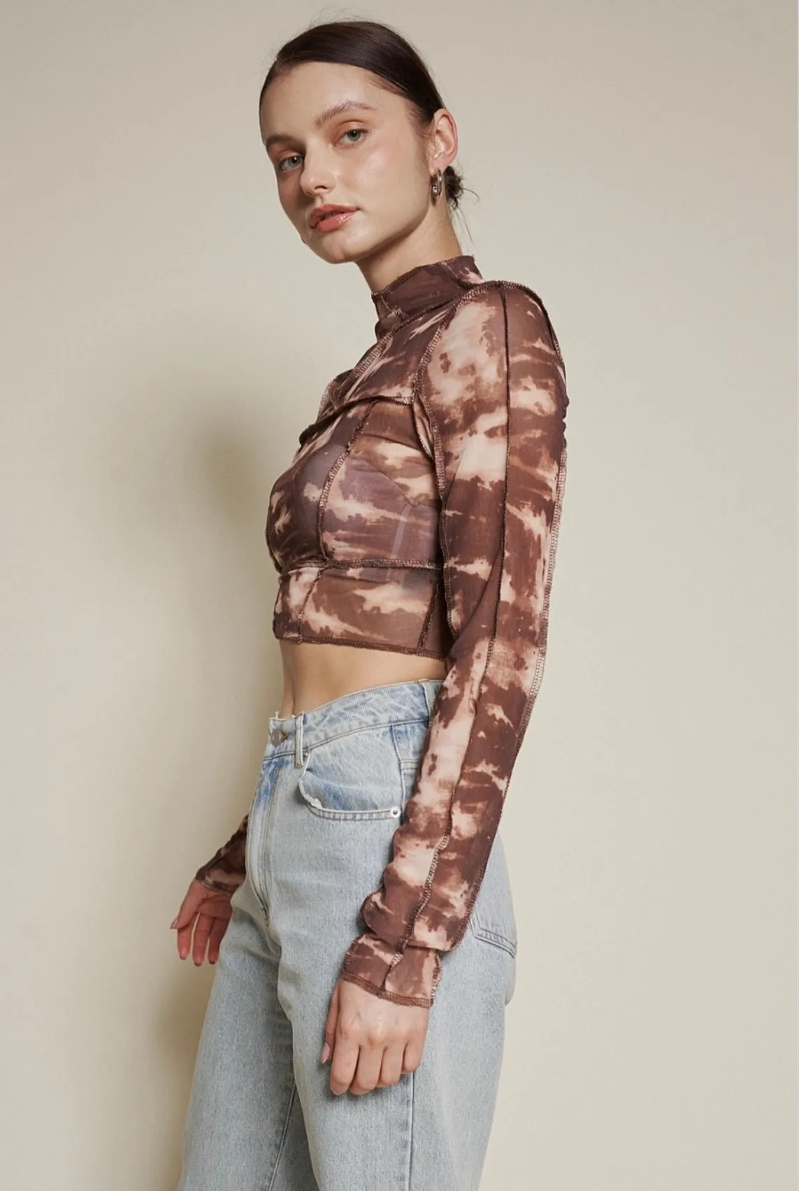Off The Grid Mesh Top