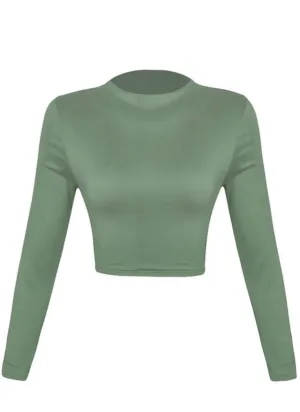 Olive You Tie Back Crop Top