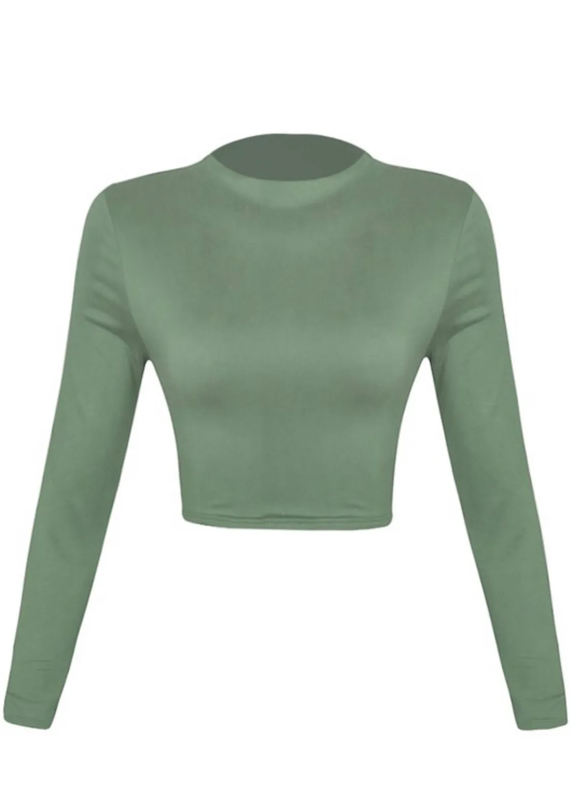 Olive You Tie Back Crop Top