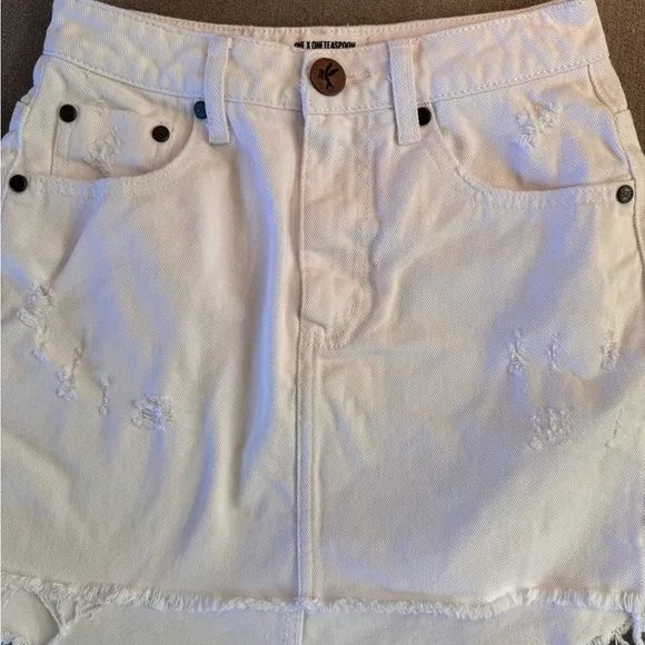 One Teaspoon 2020 High Waist Mini Skirt
