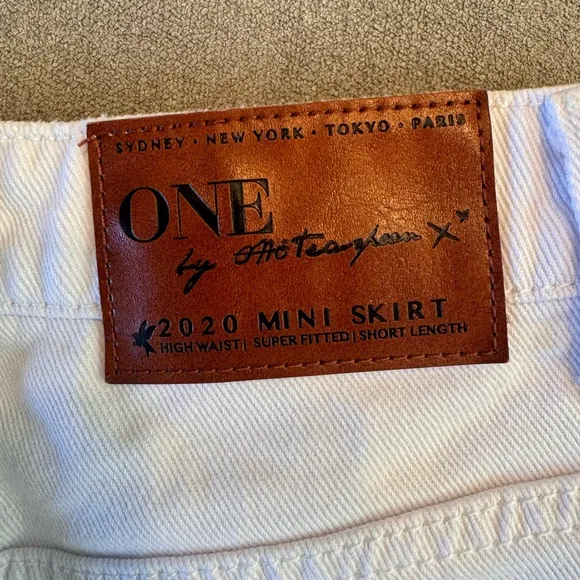 One Teaspoon 2020 High Waist Mini Skirt